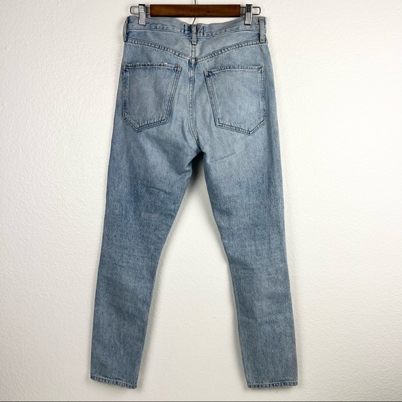 AGOLDE Jamie High Rise Classic Jeans in Shakedown Light Wash, Size 25 - Picture 6 of 9